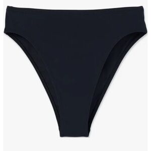 Vuori Women's Dune high-waist Bikini Bottom.   Black.  XS.  EUC